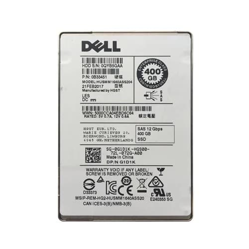HGST HUSMM1640ASS204 400GB 12Gb/s SAS Solid State Drive