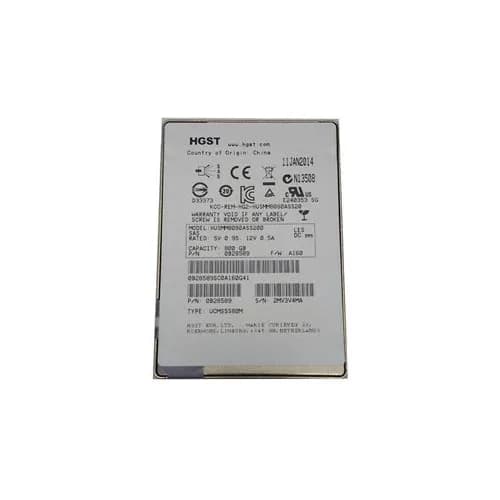 HGST HUSMM8080ASS200 800GB 12Gb/s SAS Solid State Drive