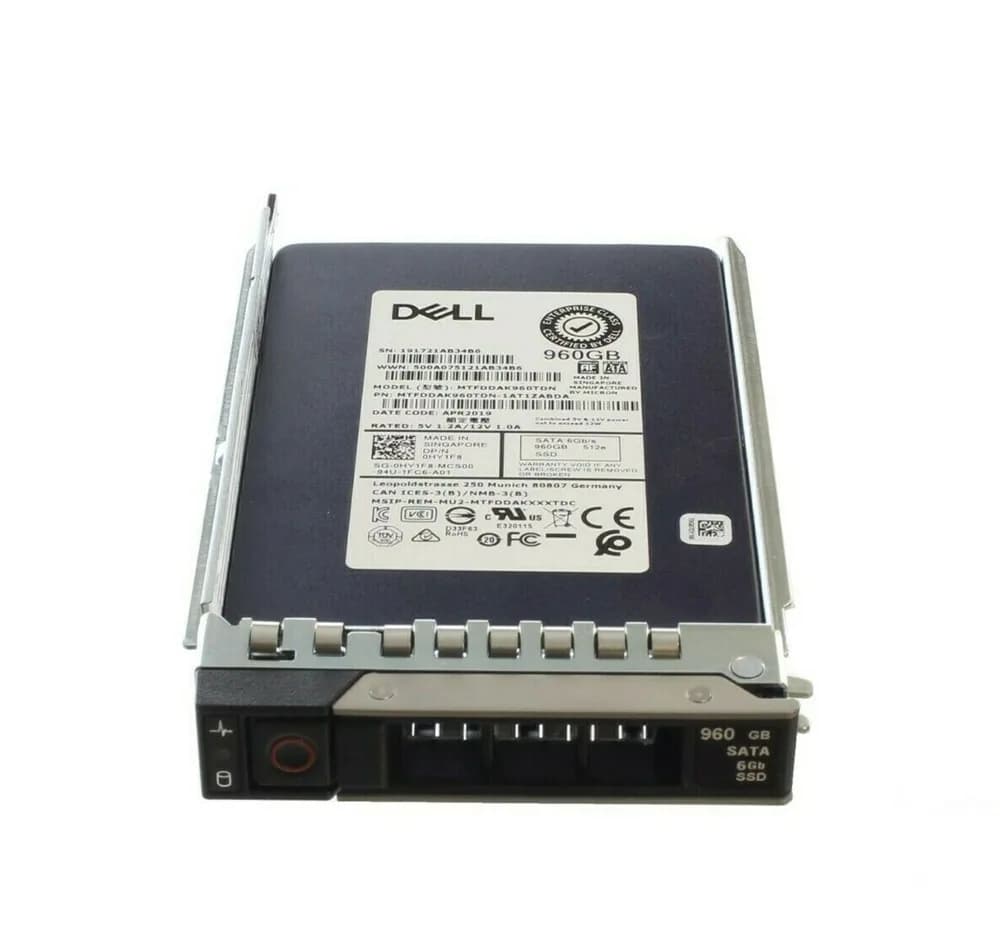 Dell HY1F8 960GB 6Gb/s SATA Solid State Drive