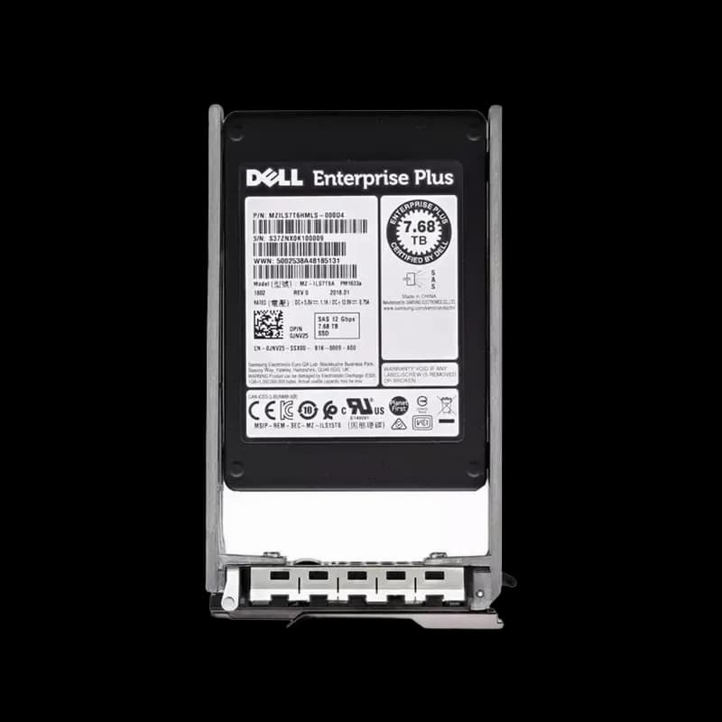Dell JNV25 7.68TB 12Gb/s SAS Solid State Drive