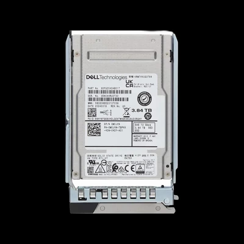 Dell M0JVN 3.84TB 12Gb/s SAS Solid State Drive
