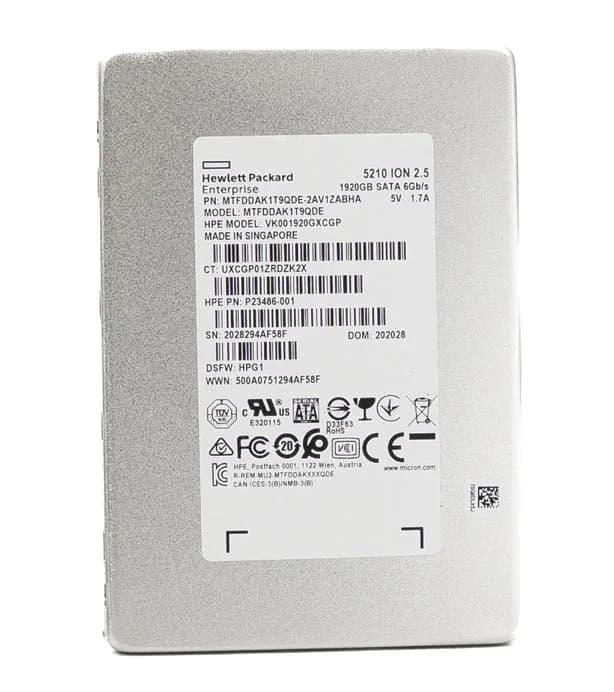Micron MTFDDAK1T9QDE-2AV1ZABHA 1.92TB 6Gb/s SATA Solid State Drive