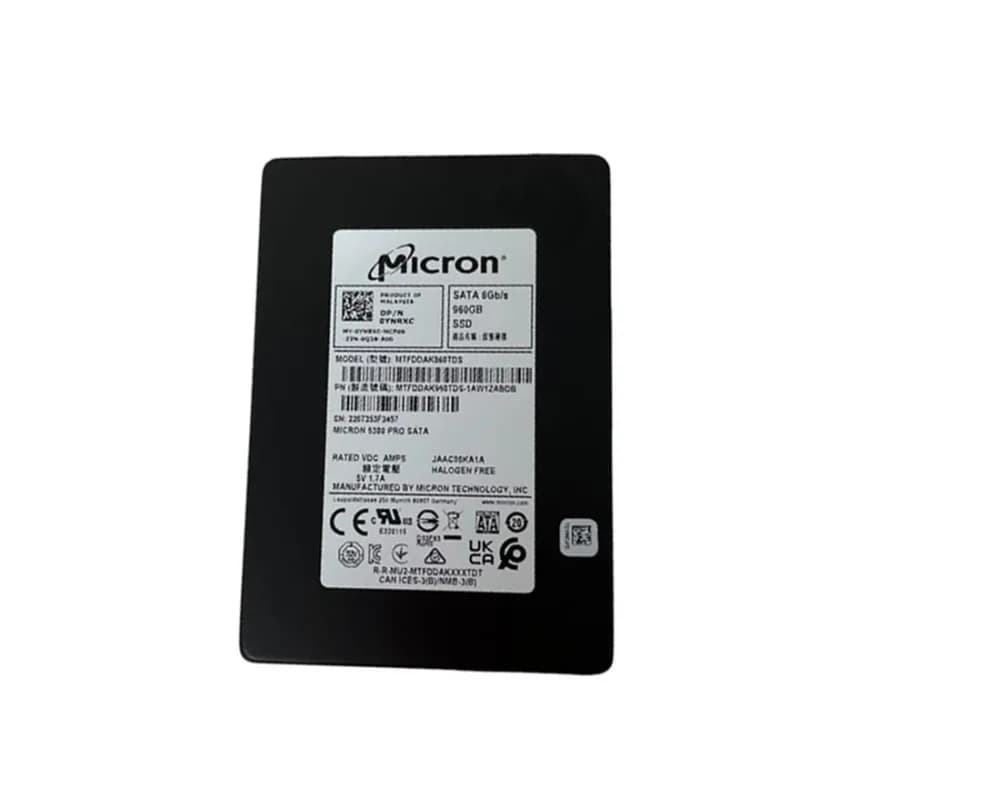 Micron MTFDDAK960TDS-1AW1ZABDB 960GB 6Gb/s SATA Solid State Drive