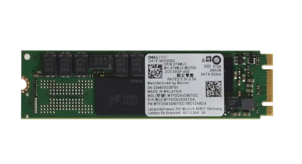 Micron MTFDDAV240TGC-1BC1ZABDA 240GB 6Gb/s SATA Solid State Drive