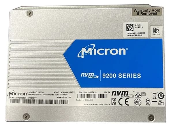 Micron MTFDHAL1T9TCT-1AR1ZA 1.92TB PCI Express NVMe 3.0 x4 Solid State Drive