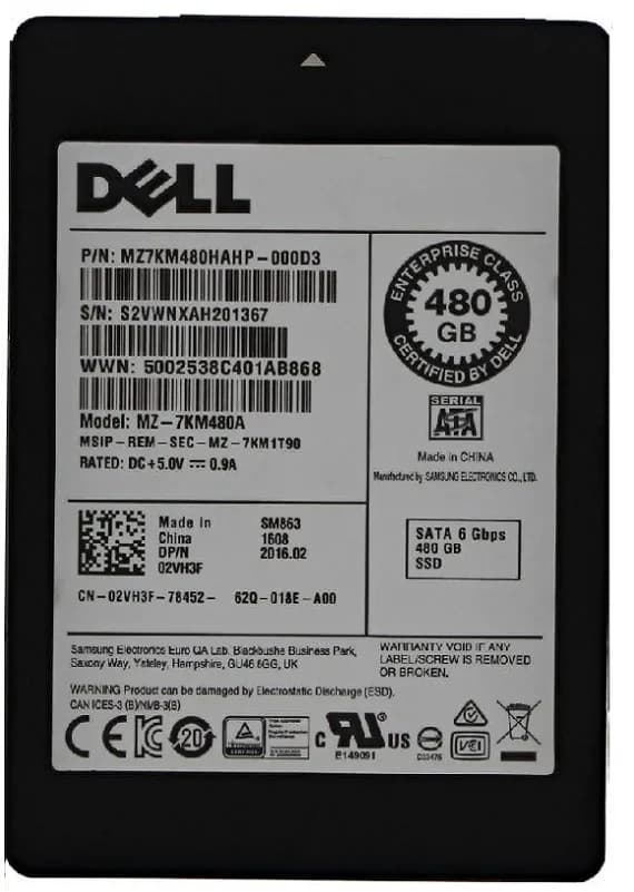 Samsung MZ-7KM480A 480GB 6Gb/s SATA Solid State Drive