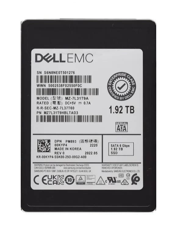 Samsung MZ-7L31T9A 1.92TB 6Gb/s SATA Solid State Drive