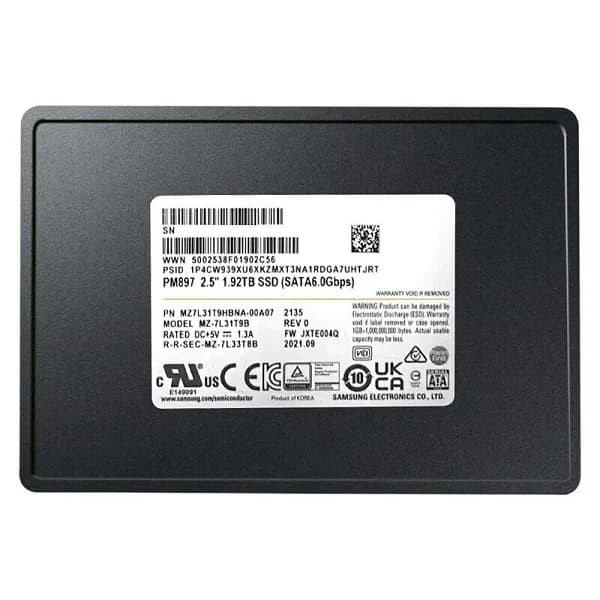 Samsung MZ-7L31T9B 1.92TB 6Gb/s SATA Solid State Drive