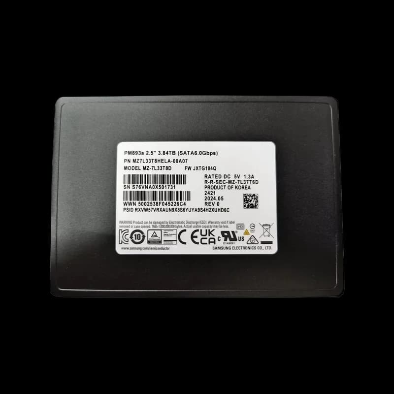Samsung MZ-7L33T8D 3.84TB 6Gb/s SATA Solid State Drive
