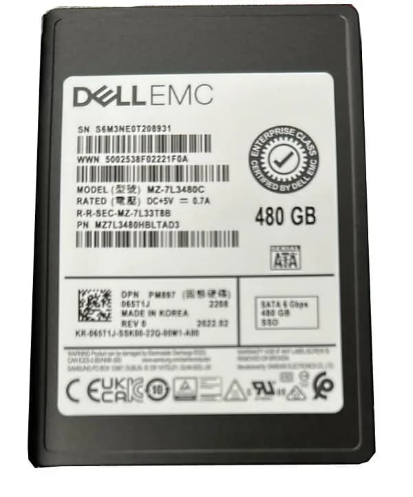 Samsung MZ-7L3480C 480GB 6Gb/s SATA Solid State Drive