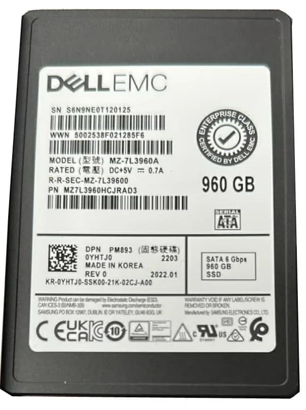 Samsung MZ-7L3960A 960GB 6Gb/s SATA Solid State Drive