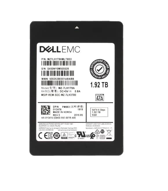 Samsung MZ-7LH1T9A 1.92TB 6Gb/s SATA Solid State Drive