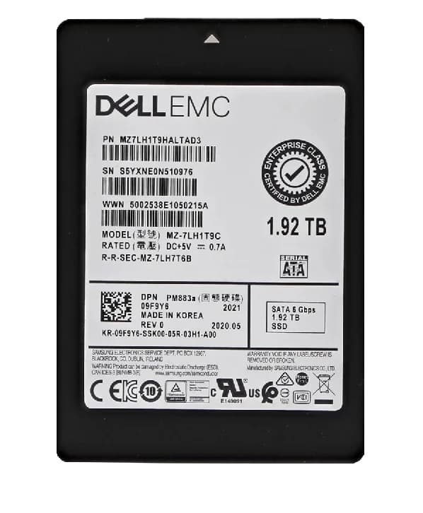 Samsung MZ-7LH1T9C 1.92TB 6Gb/s SATA Solid State Drive