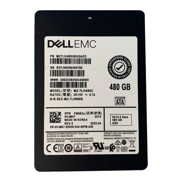 Samsung MZ-7LH480C 480GB 6Gb/s SATA Solid State Drive