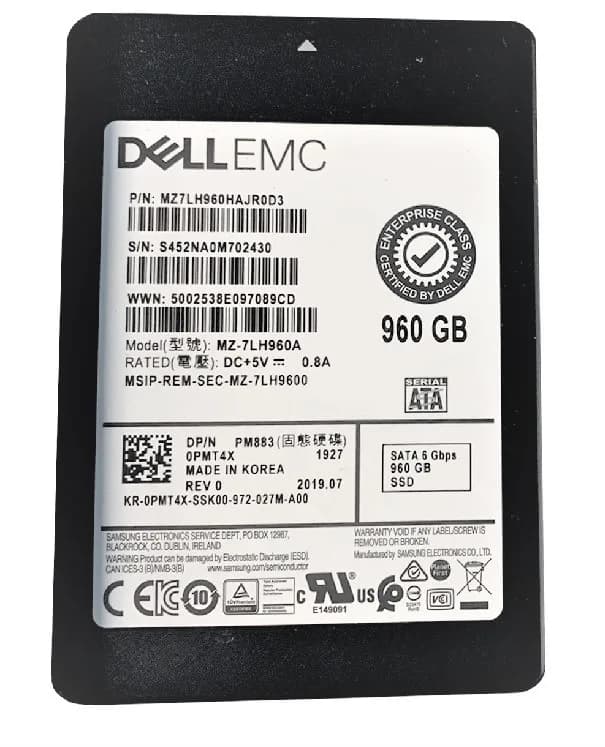 Samsung MZ-7LH960A 960GB 6Gb/s SATA Solid State Drive