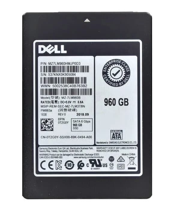 Samsung MZ-7LM960B 960GB 6Gb/s SATA Solid State Drive