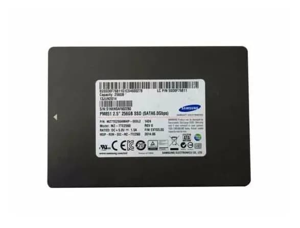 Samsung MZ-7TE2560 256GB 6Gb/s SATA Solid State Drive