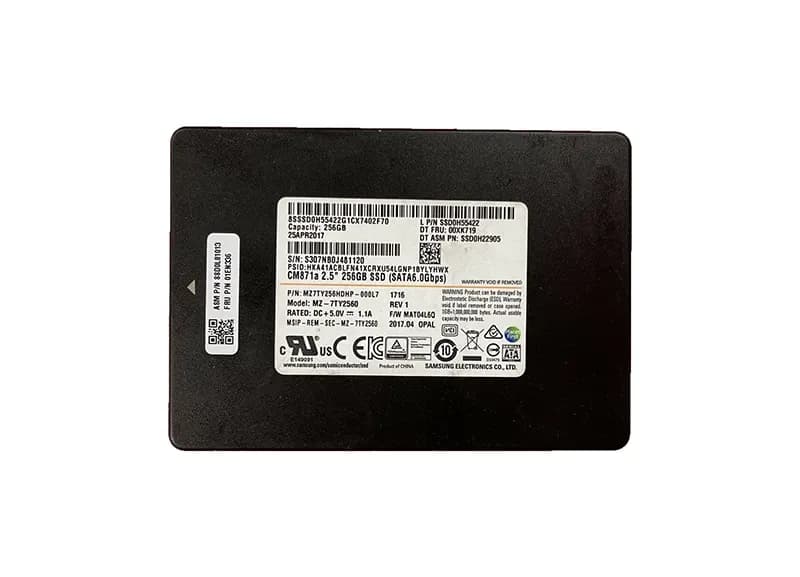 Samsung MZ-7TY2560 256GB 6Gb/s SATA Solid State Drive