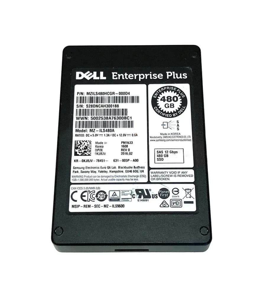 Samsung MZ-ILS480A 480GB 12Gb/s SAS Solid State Drive