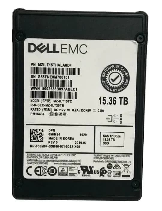 Samsung MZ-ILT15TC 15.36TB 12Gb/s SAS Solid State Drive