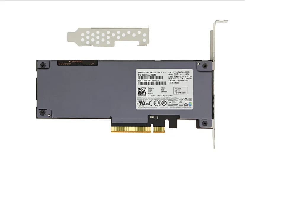 Samsung MZ-PLK6T4A 6.4TB PCI Express NVMe 3.0 x8 Solid State Drive