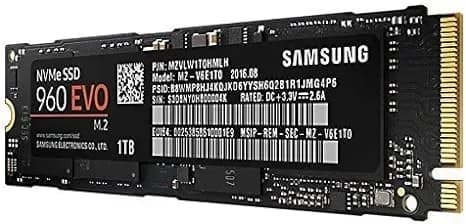 Samsung MZ-V6E1T0 1TB PCI Express NVMe 3.0 x4 Solid State Drive