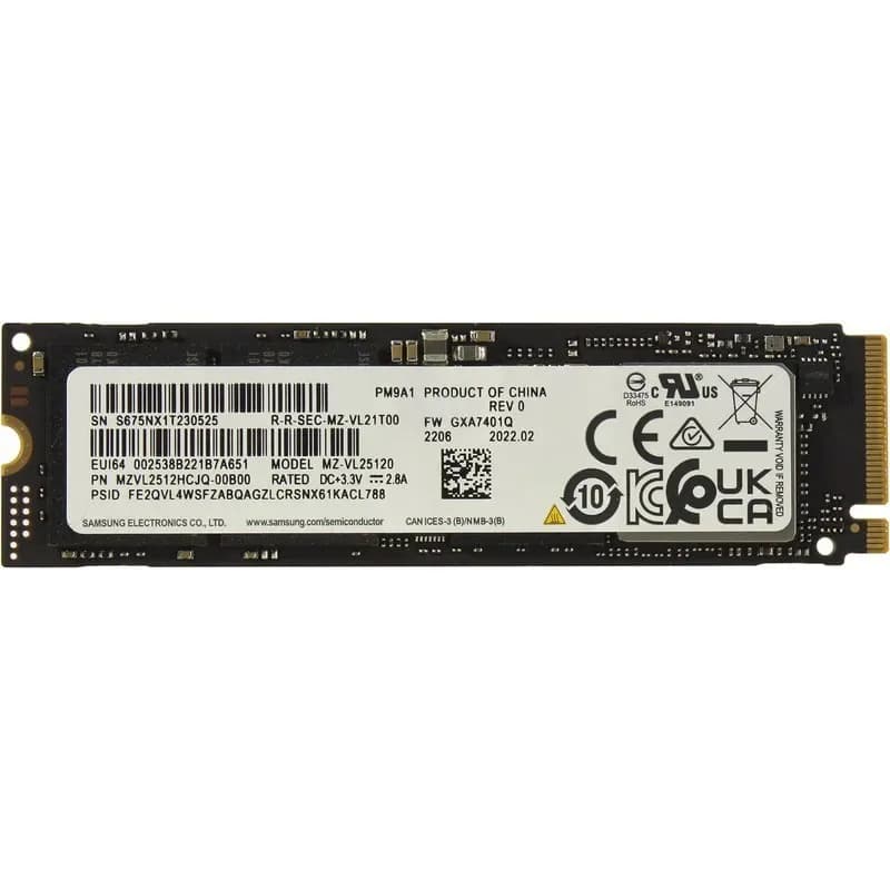 Samsung MZ-VL2512B Solid State Drive