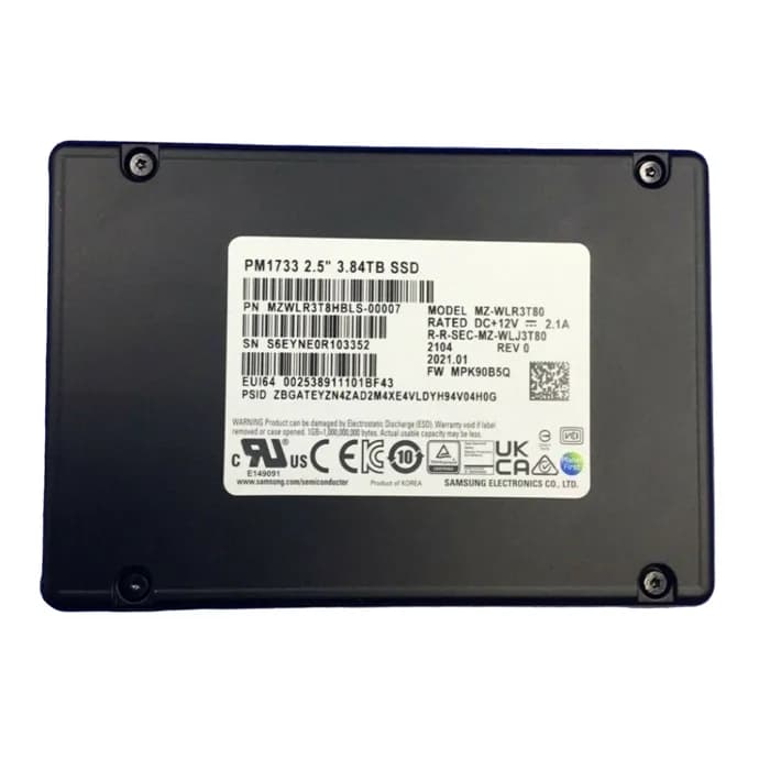 Samsung MZ-WLR3T80 3.84TB PCI Express NVMe 4.0 x4 Solid State Drive