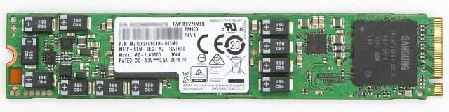 Samsung MZ1LV960HCJH-000MU 960GB PCI Express NVMe 3.0 x4 Solid State Drive