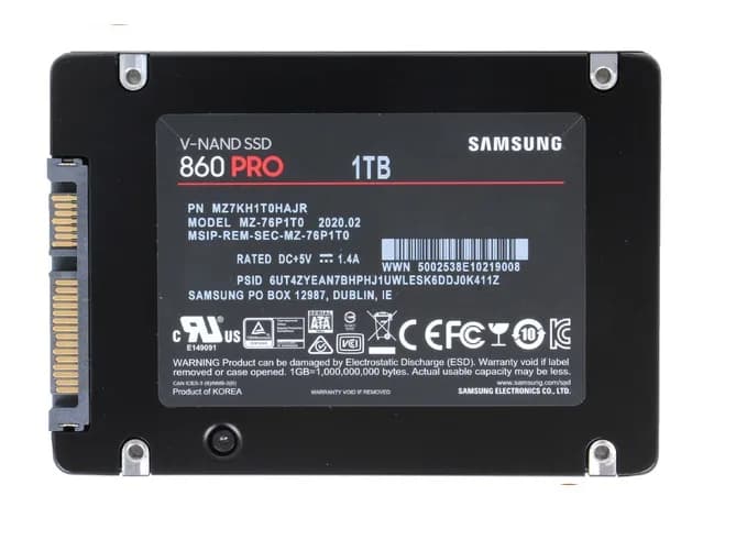 Samsung MZ7KH1T0HAJR 1TB 6Gb/s SATA Solid State Drive