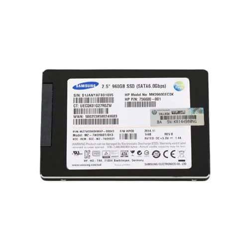 Samsung MZ7KM960HMJP-000H3 960GB 6Gb/s SATA Solid State Drive