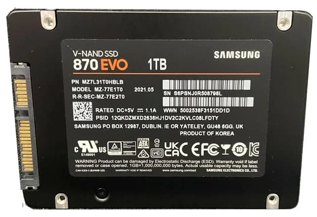 Samsung MZ7L31T0HBLB 1TB 6Gb/s SATA Solid State Drive