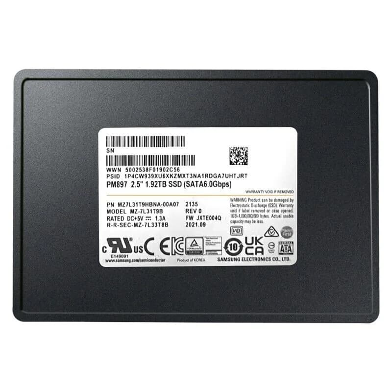 Samsung MZ7L31T9HBNA 1.92TB 6Gb/s SATA Solid State Drive