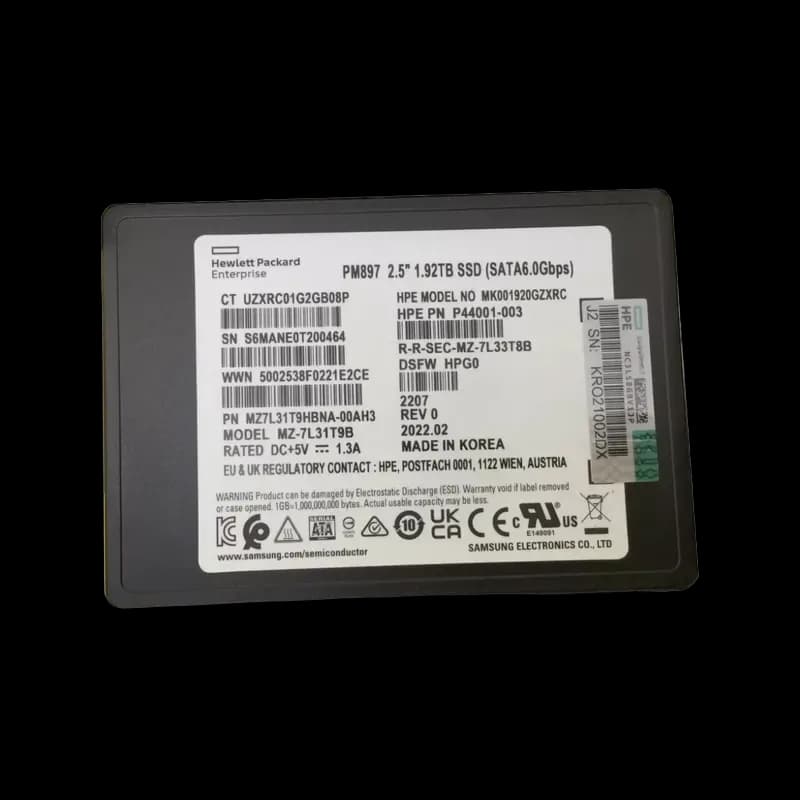 Samsung MZ7L31T9HBNA-00AH3 1.92TB 6Gb/s SATA Solid State Drive