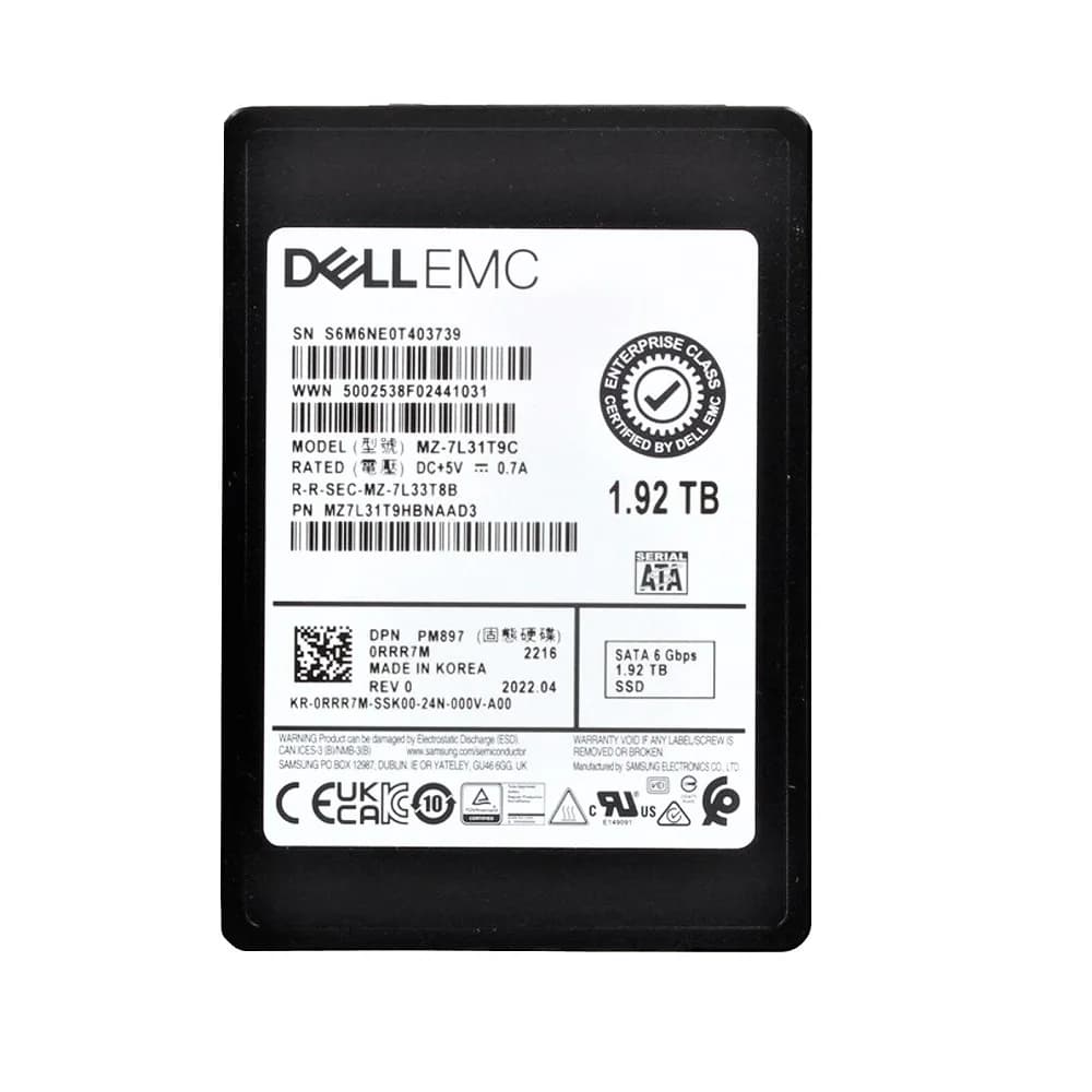 Samsung MZ7L31T9HBNAAD3 1.92TB 6Gb/s SATA Solid State Drive
