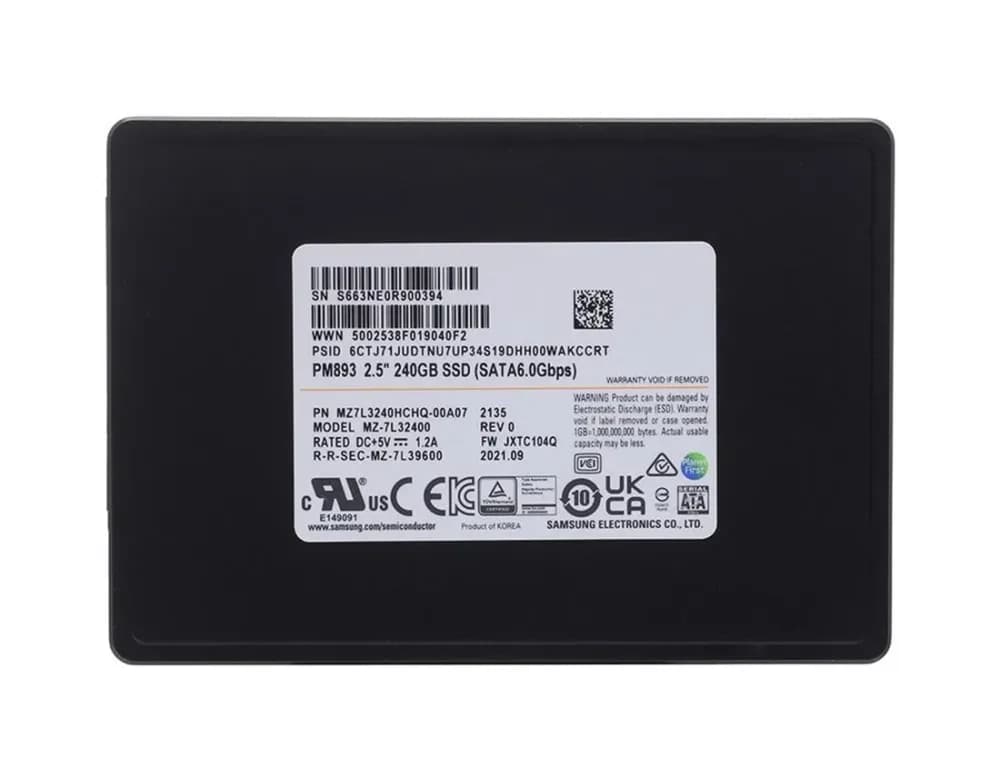 Samsung MZ7L3240HCHQ-00A07 240GB 6Gb/s SATA Solid State Drive