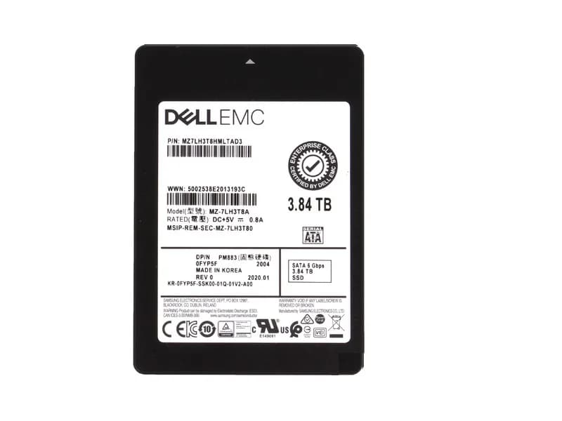 Samsung MZ7LH3T8HMLT0D3 3.84TB 6Gb/s SATA Solid State Drive