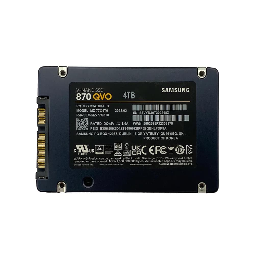 Samsung MZ7M34T0HALC 4TB 6Gb/s SATA Solid State Drive