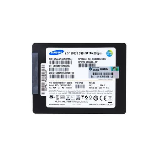 Samsung MZ7WD960HMHP-000H3 960GB 6Gb/s SATA Solid State Drive