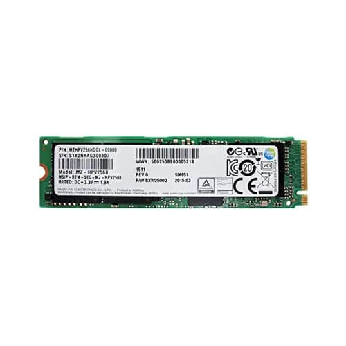 Samsung MZHPV256HDGL-00000 256GB PCI Express NVMe 3.0 x4 Solid State Drive