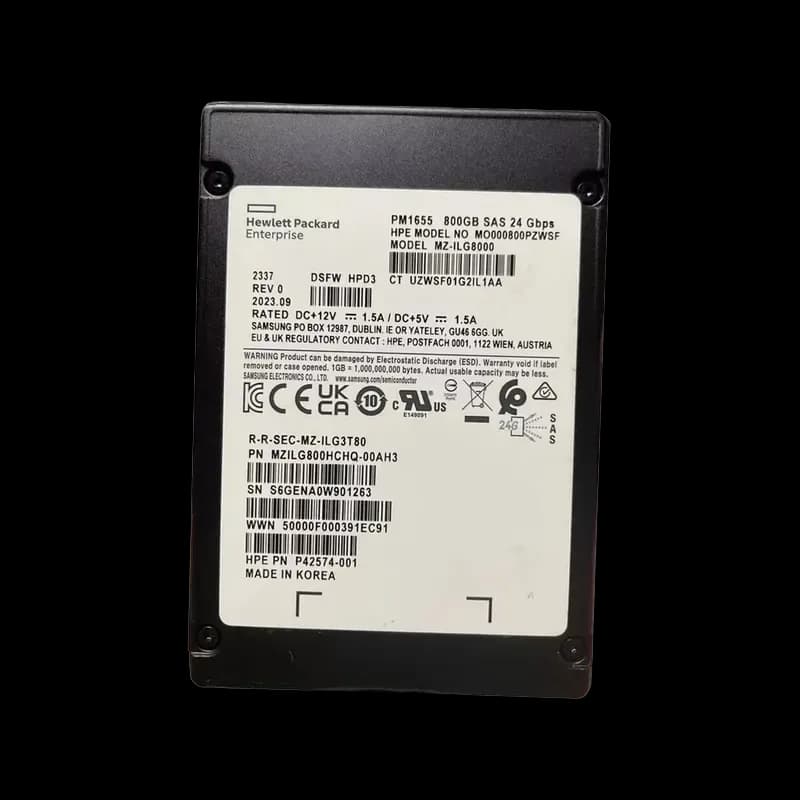 Samsung MZILG800HCHQ-00AH3 800GB 24Gb/s SAS Solid State Drive