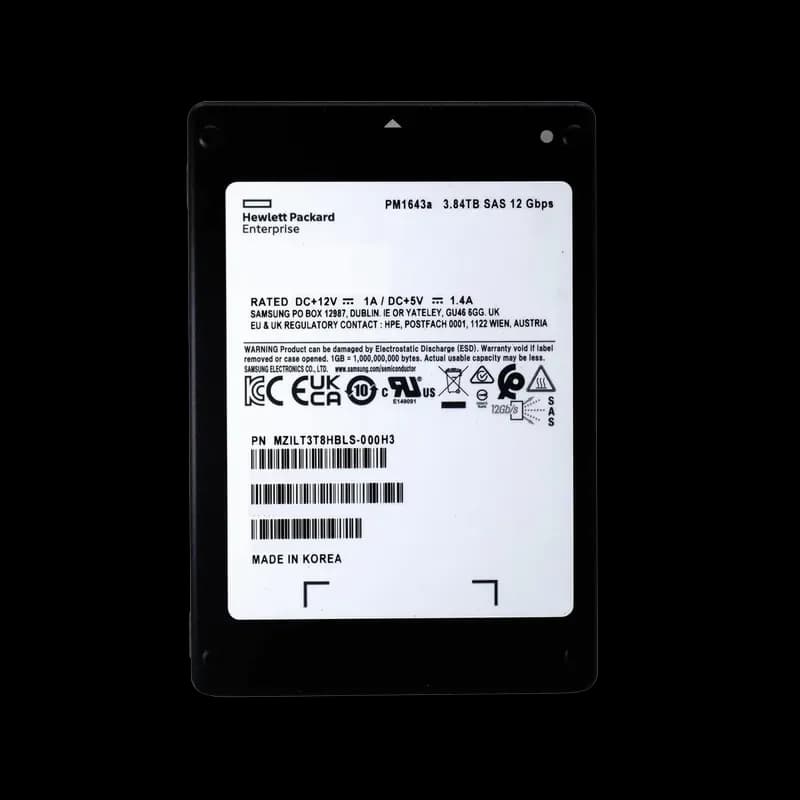 Samsung MZILT3T8HBLS-000H3 3.84TB 12Gb/s SAS Solid State Drive