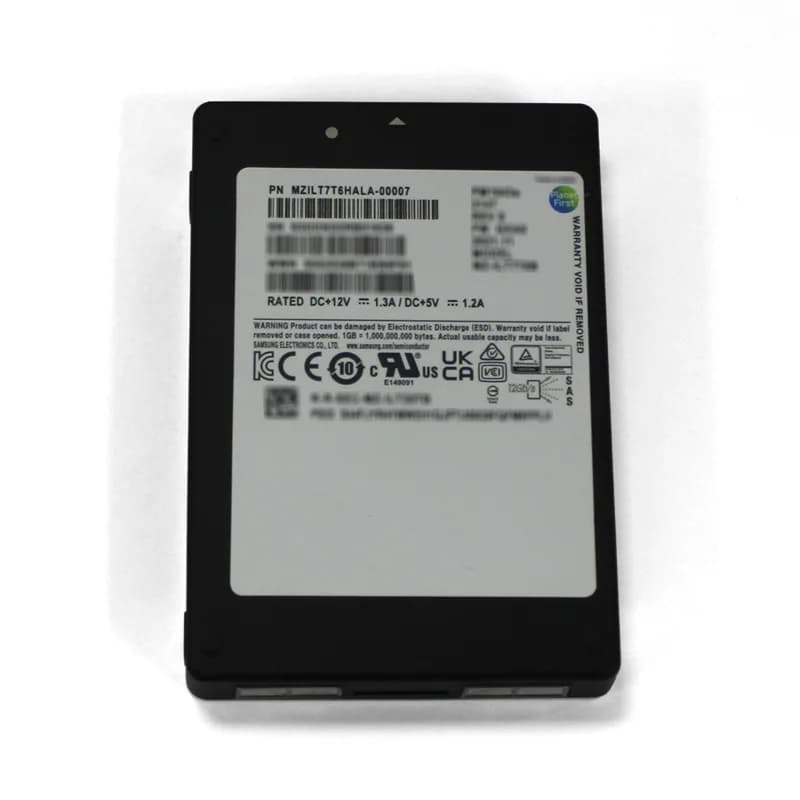 Samsung MZILT7T6HALA-00007 7.68TB 12Gb/s SAS Solid State Drive