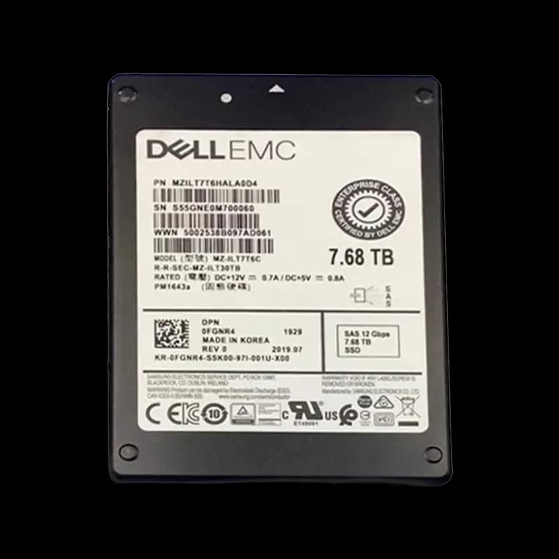 Samsung MZILT7T6HALA0D4 7.68TB 12Gb/s SAS Solid State Drive