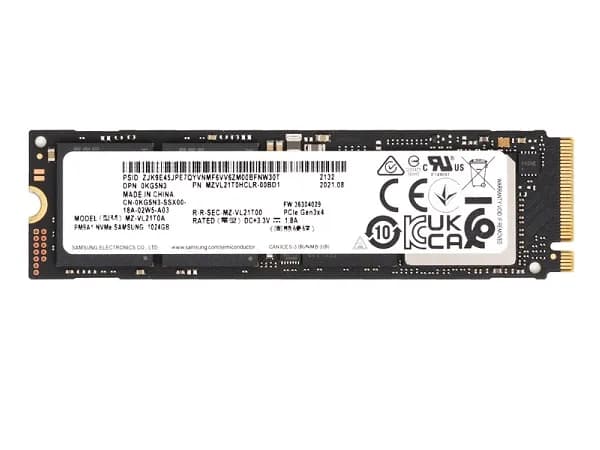 Samsung MZVL21T0HCLR-00BD1 1TB PCI Express NVMe 3.0 x4 Solid State Drive