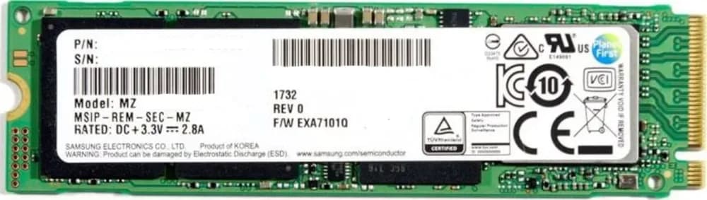 Samsung MZVLB1T0HBLR 1TB PCI Express NVMe 3.0 x4 Solid State Drive