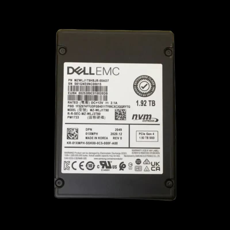 Samsung MZWLJ1T9HBJR-00AD7 1.92TB PCI Express NVMe 4.0 x4 Solid State Drive