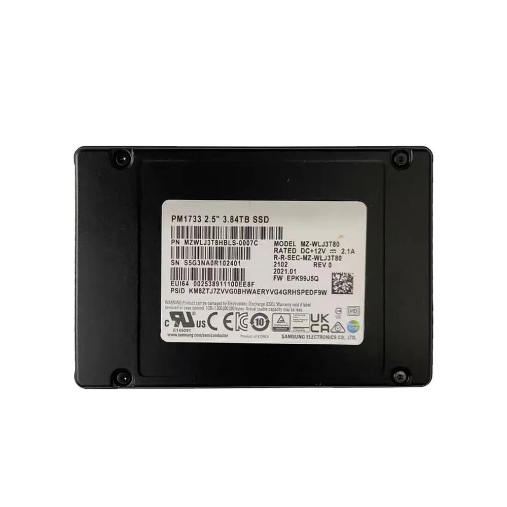 Samsung MZWLJ3T8HBLS-0007C 3.84TB PCI Express NVMe 4.0 x4 Solid State Drive