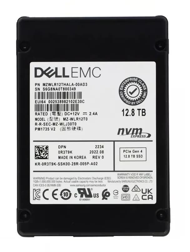 Samsung MZWLR12THALA-00AD3 12.8TB PCI Express NVMe 4.0 x4 Solid State Drive