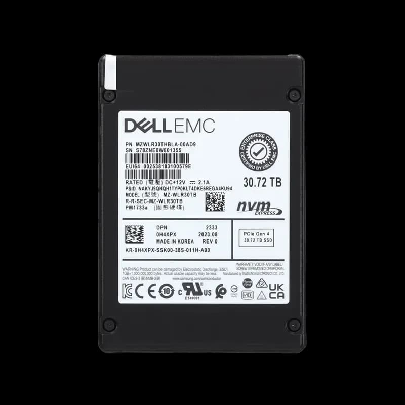 Samsung MZWLR30THBLA-00AD9 30.72TB PCI Express NVMe 4.0 x4 Solid State Drive